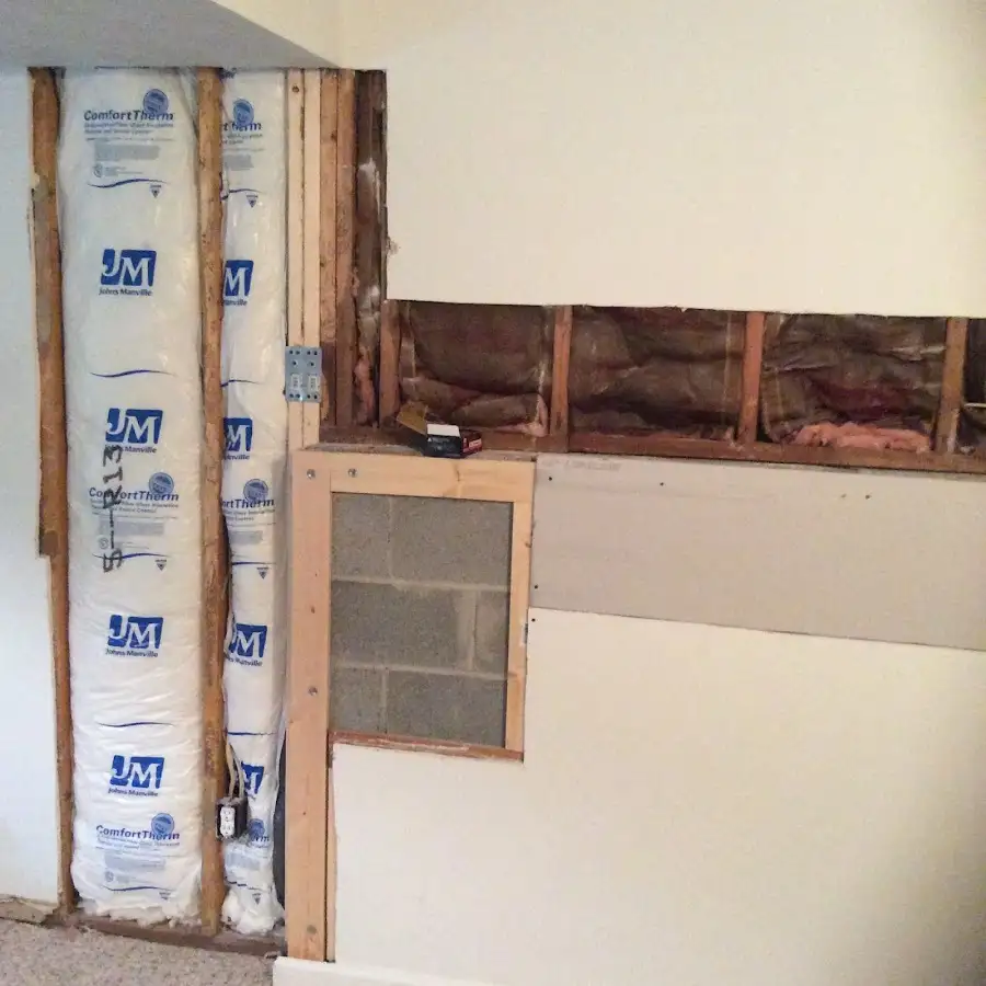 Wall insulation replacement during Odor Removal & Deodorization in Rapid City